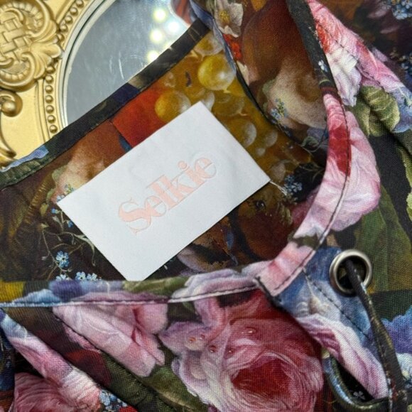 🆕 SELKIE 🧿 NWOT Genevieve Duchess Corset, Still Life Portrait - Sz L - Picture 15 of 16
